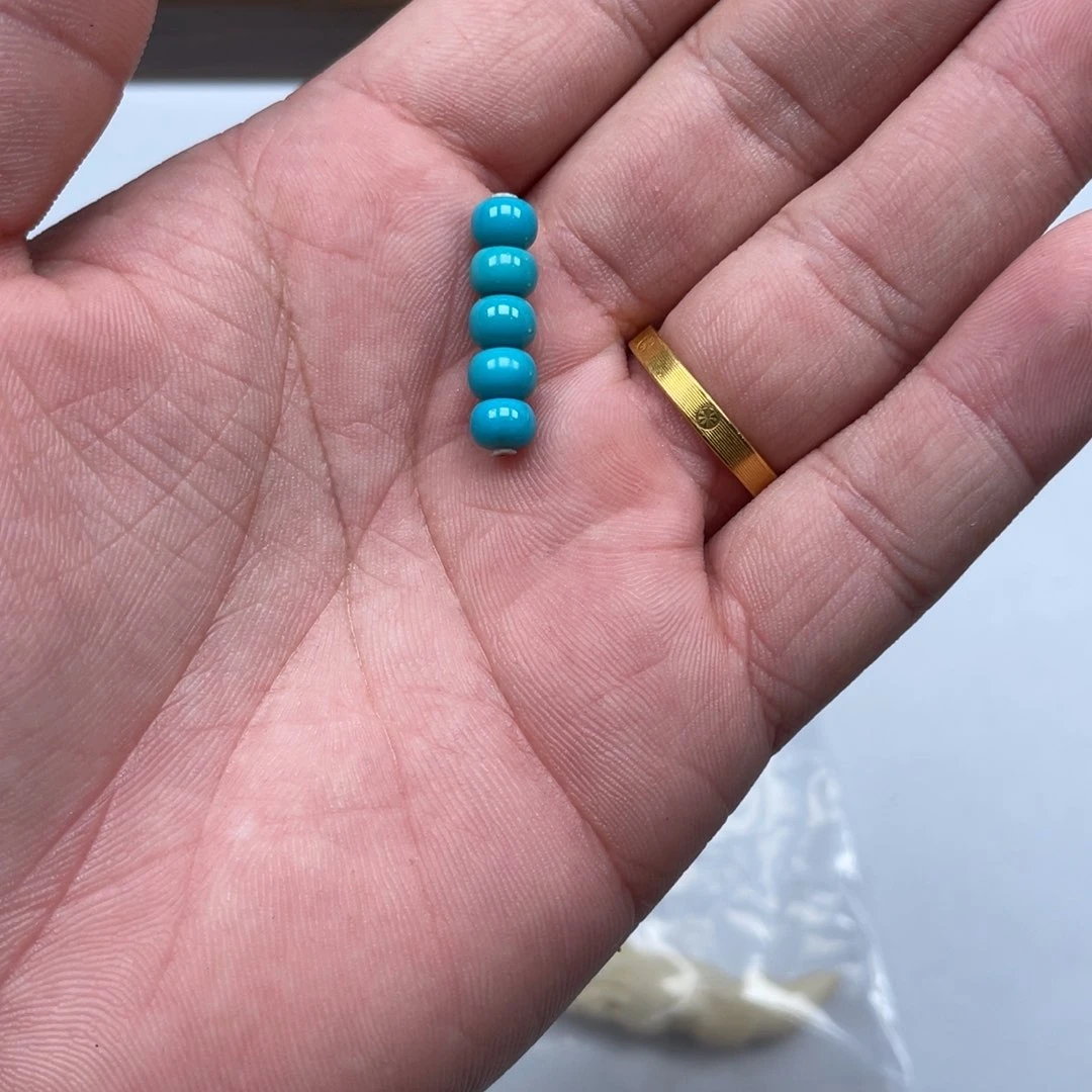 绿松石合金挂件老型