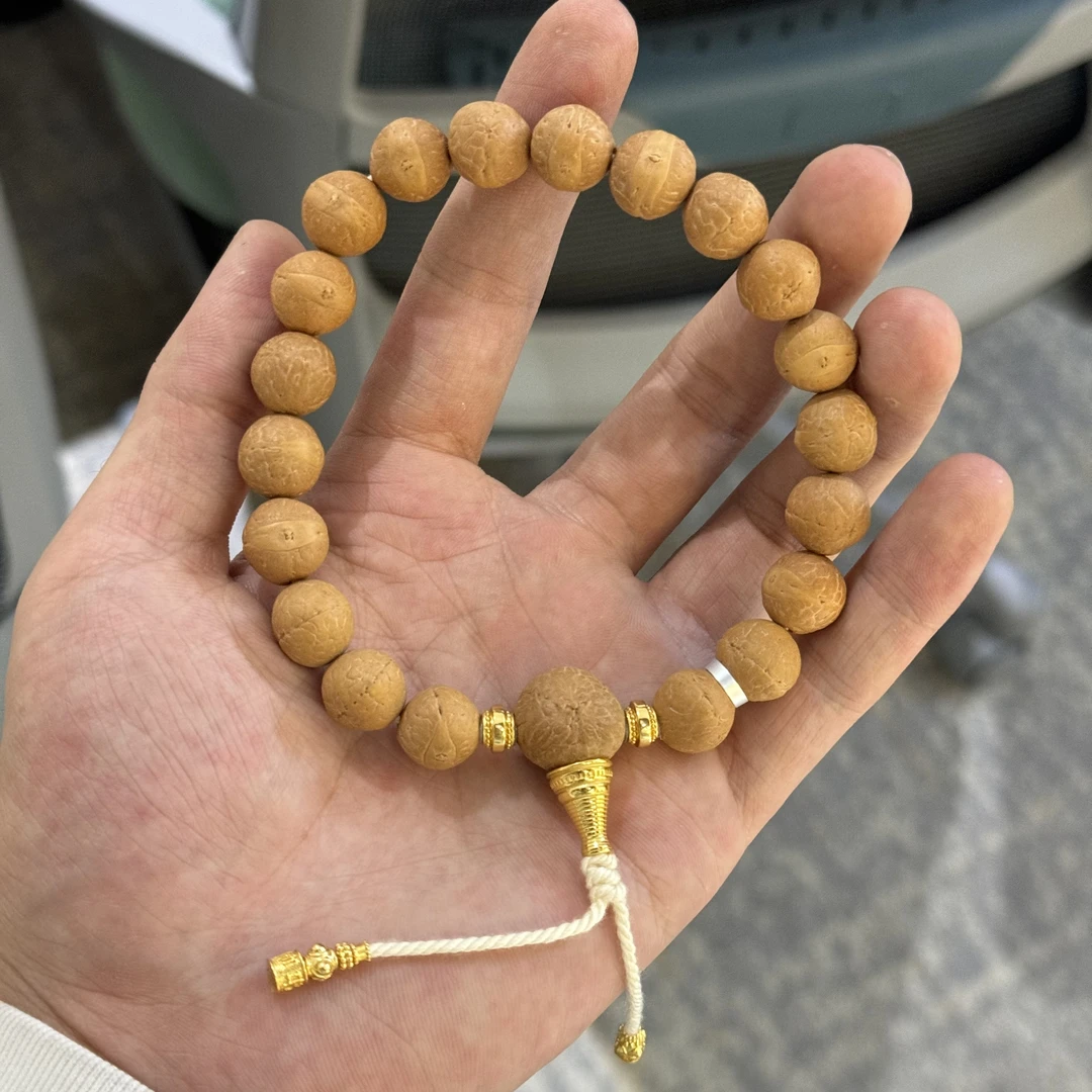 【铭舍】凤眼单圈手持设计款念珠佛珠文玩木作1.8