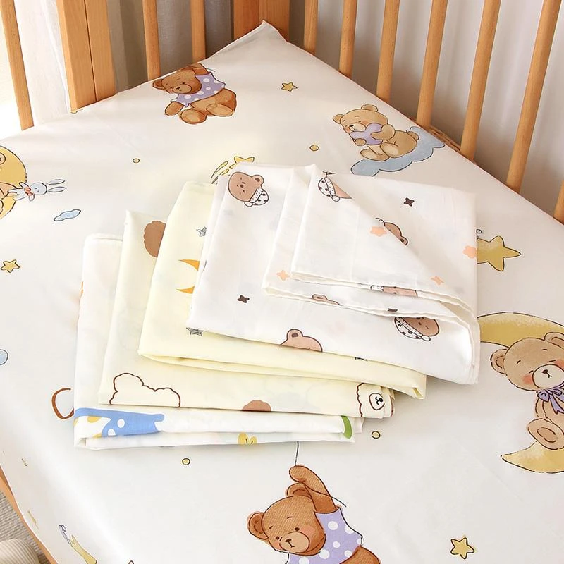 范哲萨婴儿床单类新生儿童夏季透气床单宝宝拼接床专用小床单定制