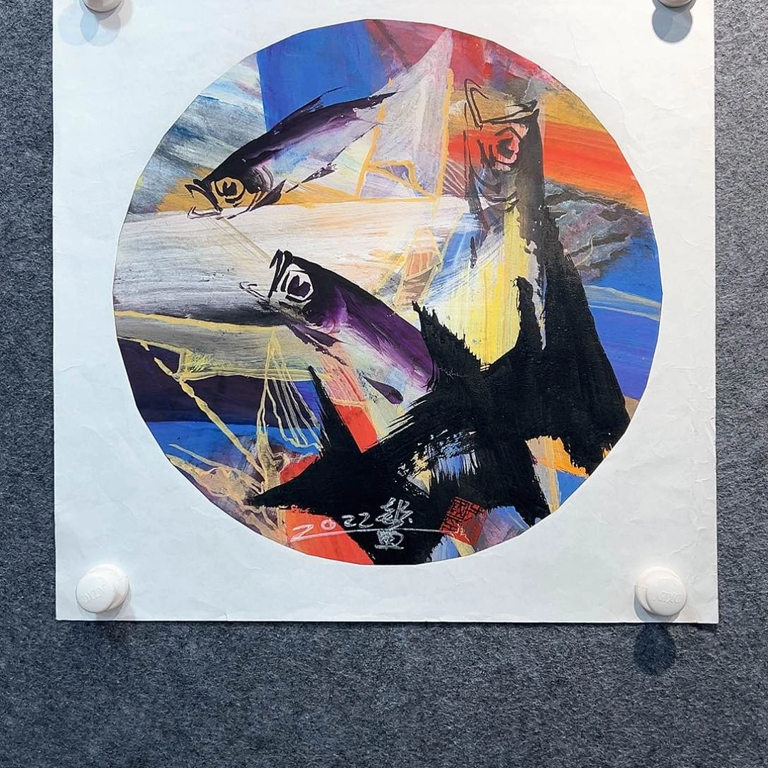 国画纯手绘系列画心
