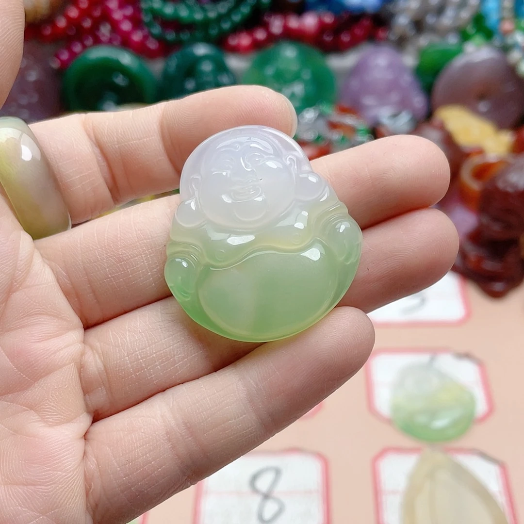 玛瑙/玉髓颈饰合金紫*瑰