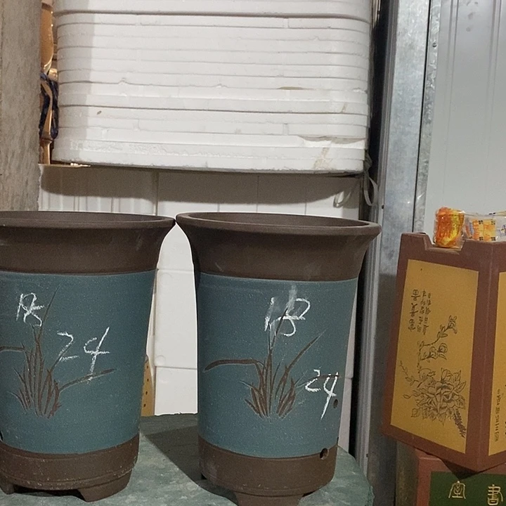 紫砂花盆紫砂花盆