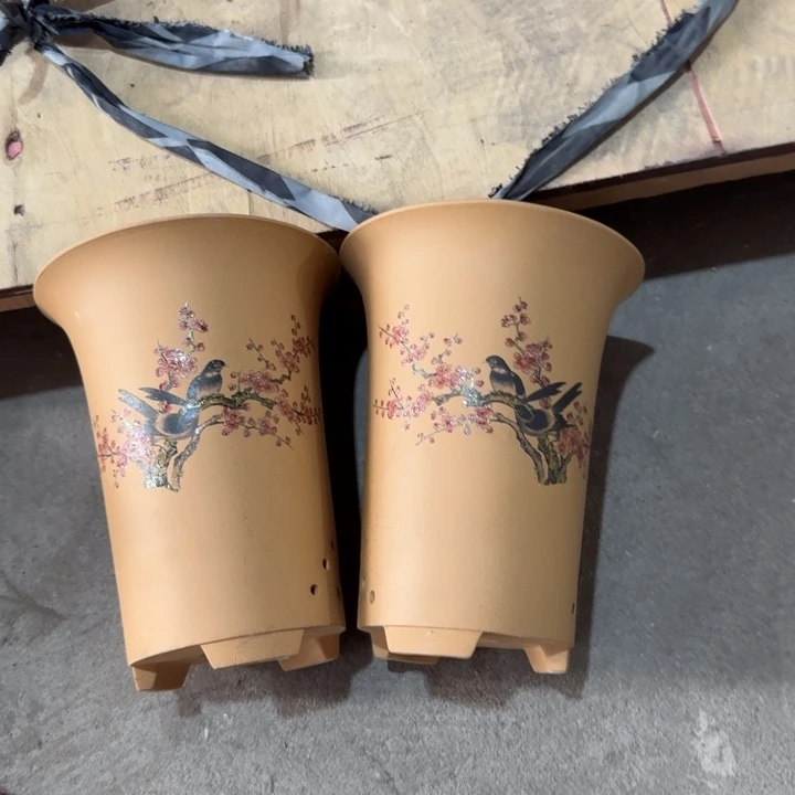 紫砂紫砂花盆破损补发高度22口径17俩只