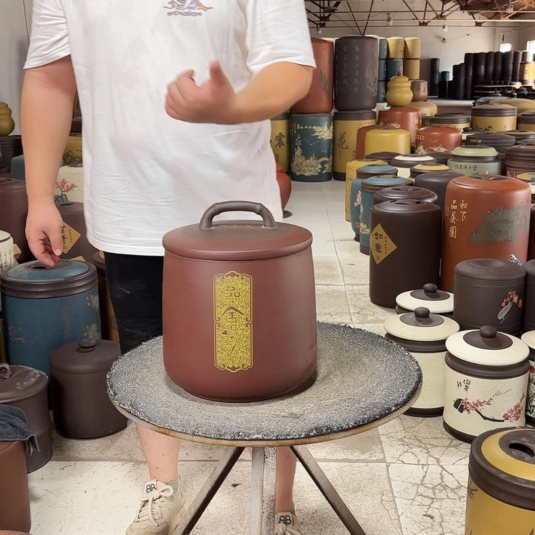 紫砂茶叶罐茶叶罐