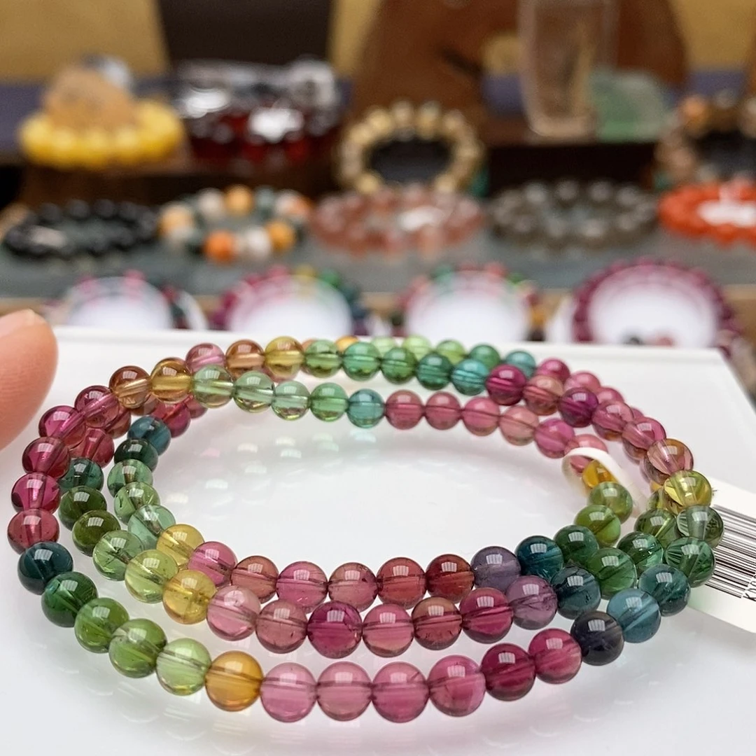 未镶嵌手链碧玺手链