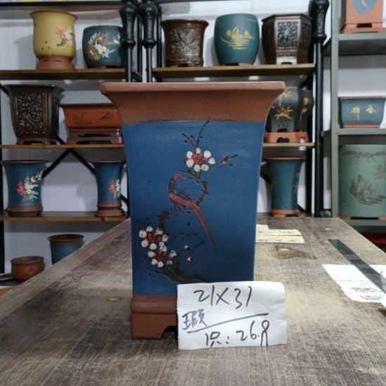 紫砂花盆库存尾货清仓