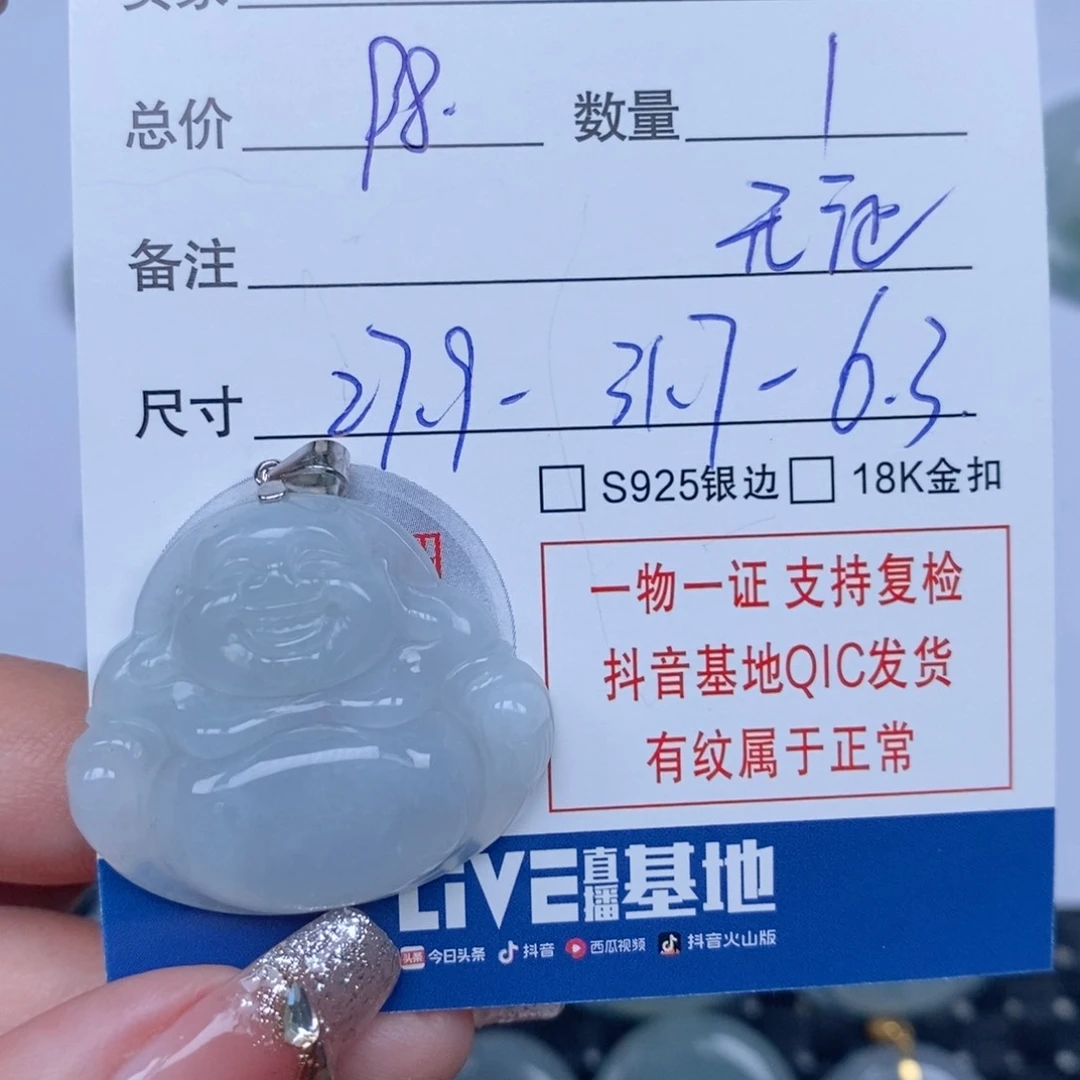 翡翠颈饰未镶嵌天然