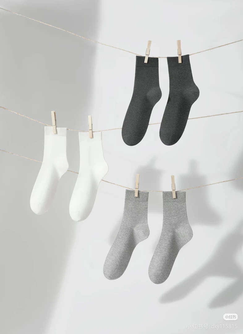 袜子中厚款中筒船底袜高筒袜纯色秋冬时尚短袜防臭男袜女冬季袜子