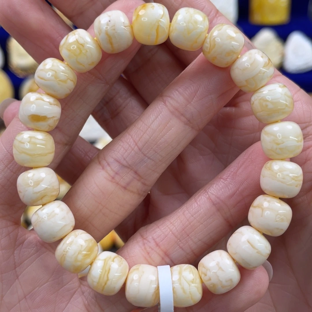 蜜蜡裸石未镶嵌琥珀蜜蜡手串卡10mm