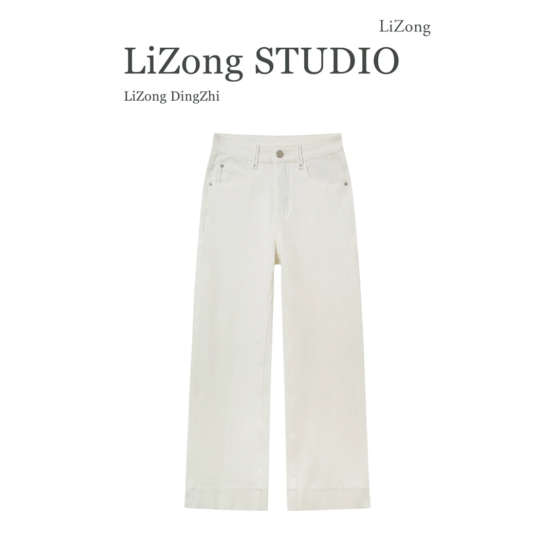 PF-2029牛仔裤女2025夏季新款时尚百搭小个子奶奶裤宽松休闲清