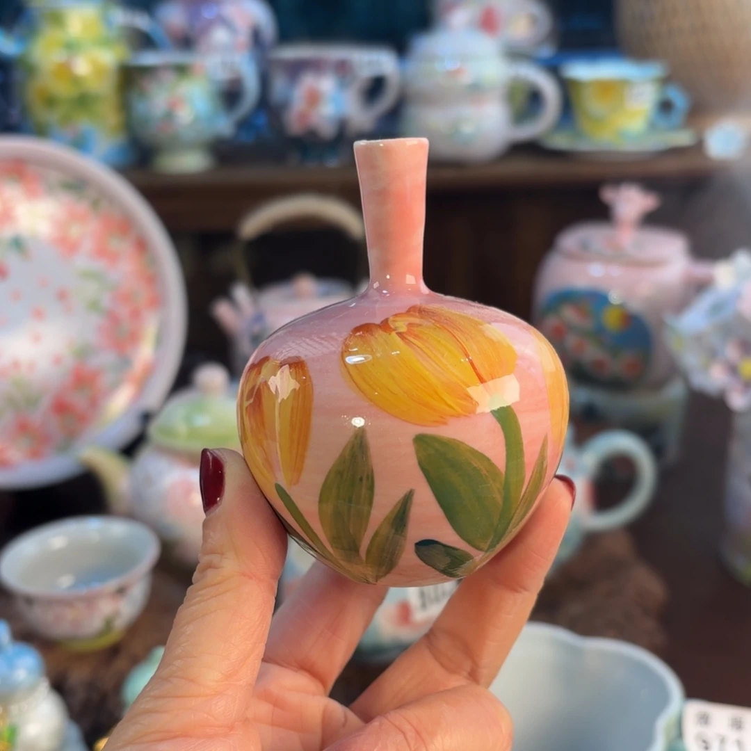 景德镇手绘高温釉下彩陶瓷茶具