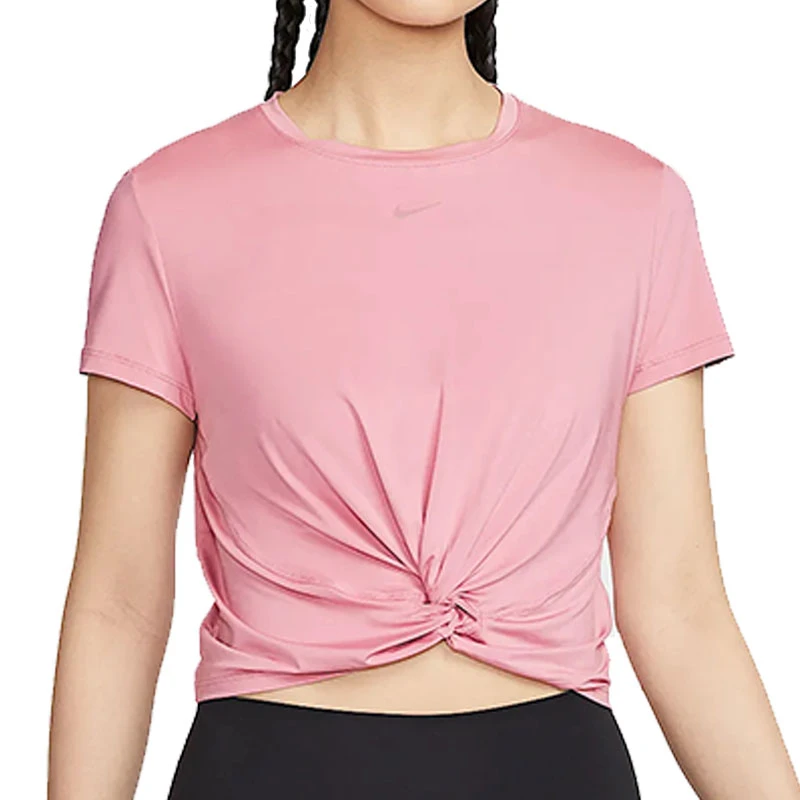 耐克女子AS W NK ONE CLASSIC TWST SS针织运动短T恤HJ1055-699