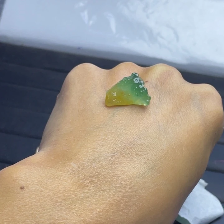 定制翡翠未镶嵌水过