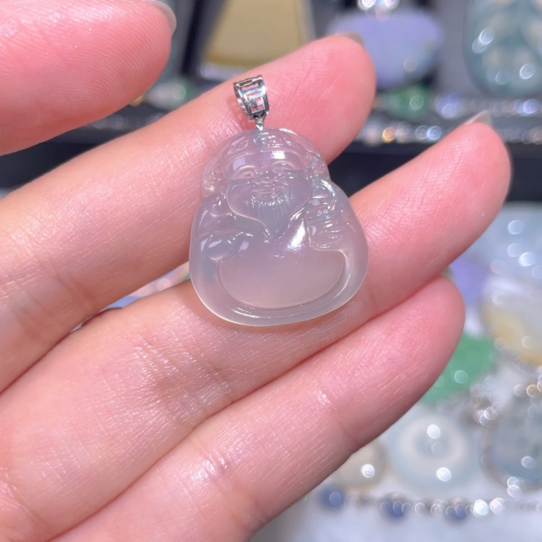 翡翠18K金镶嵌颈饰翡翠