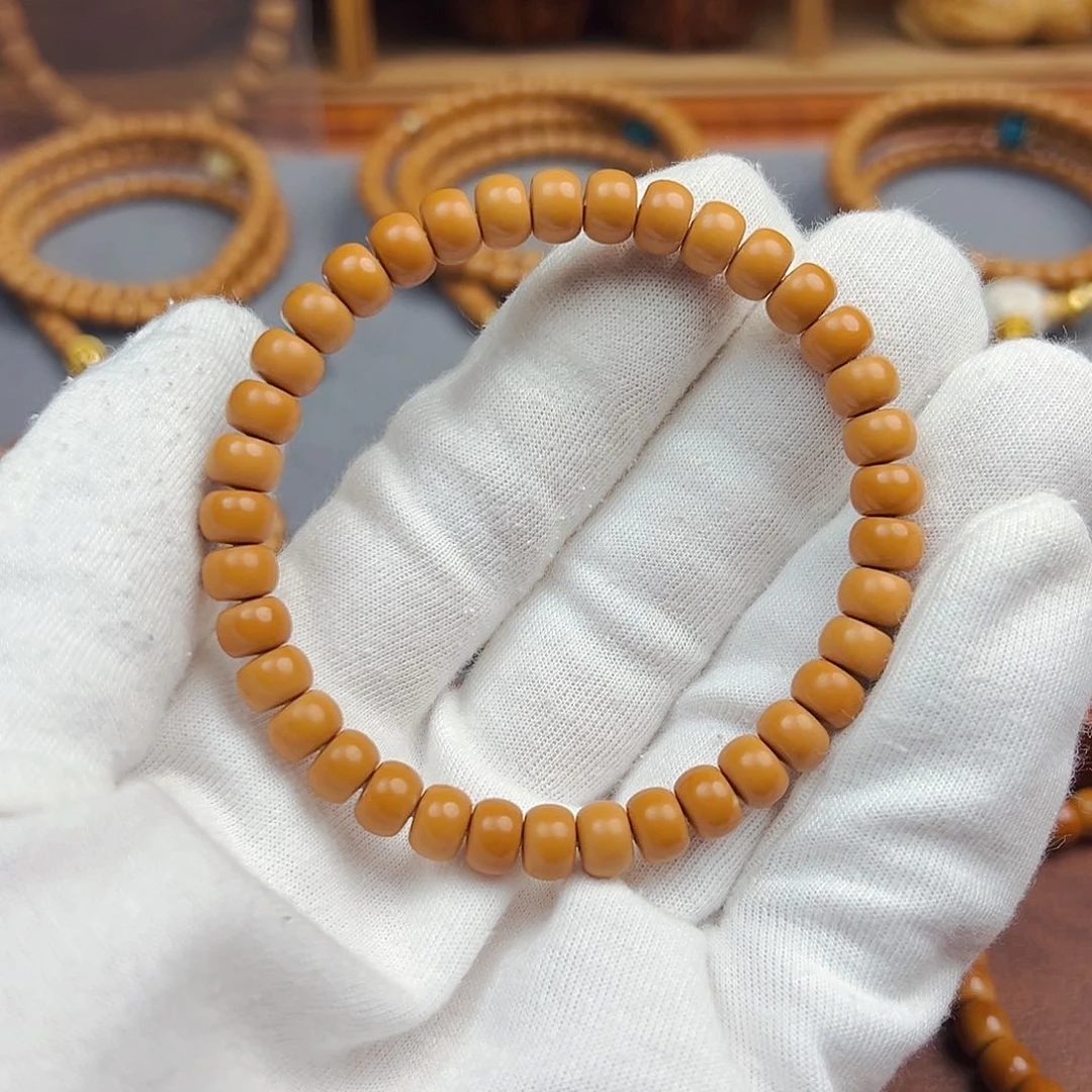 橄榄核手串橄榄核尖药片单圈7.5