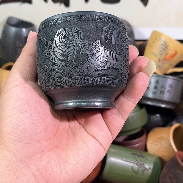 茶杯紫砂全手工紫砂主人杯
