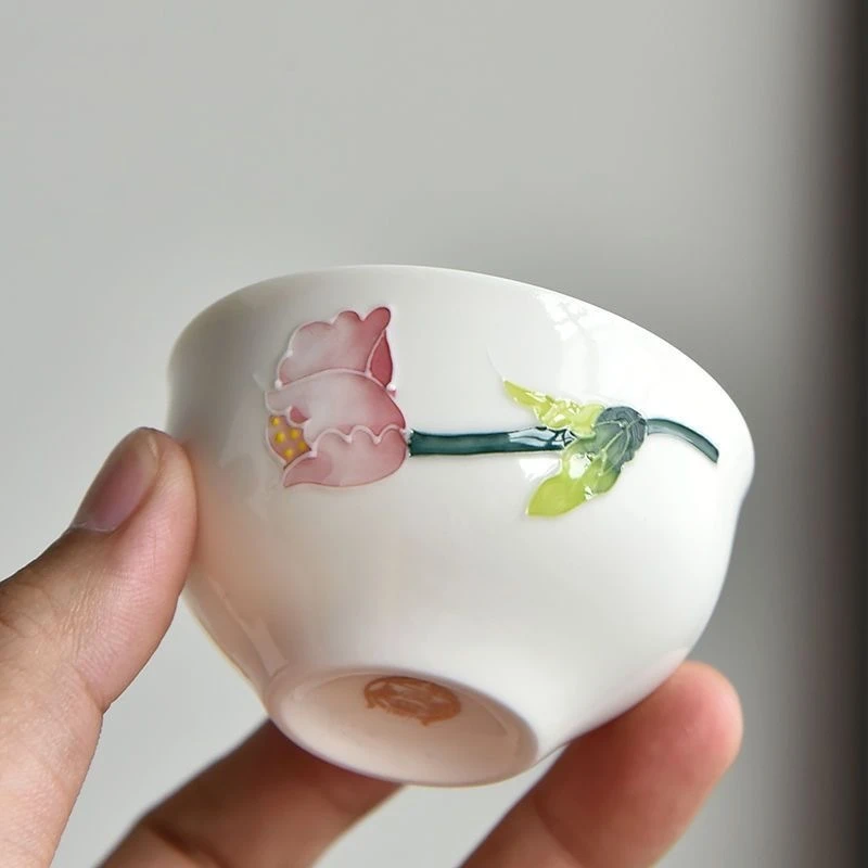 成艺《满堂春》手绘高颜值主人杯/容量35毫升