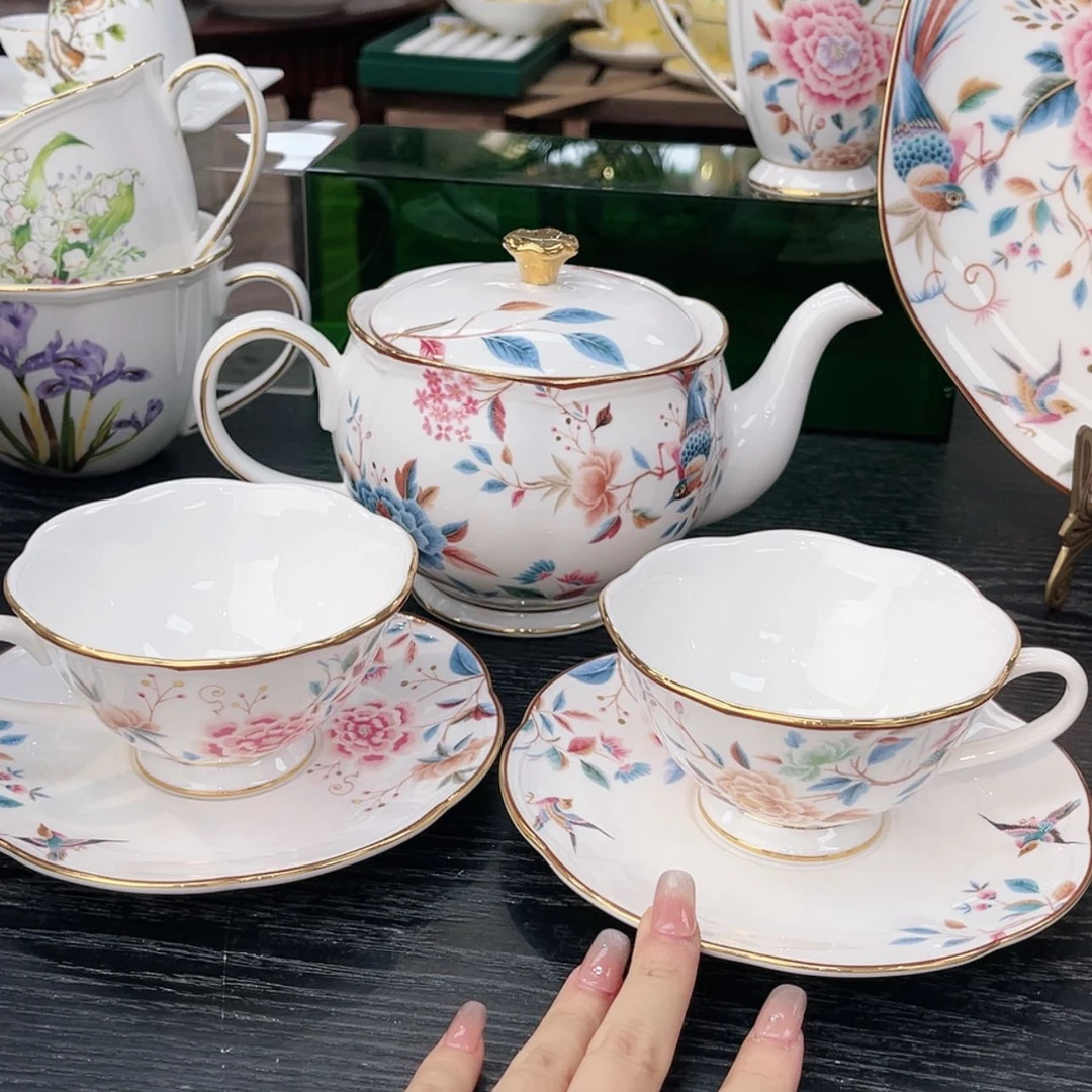 【闪购商品】瓷片一壶两杯————————-