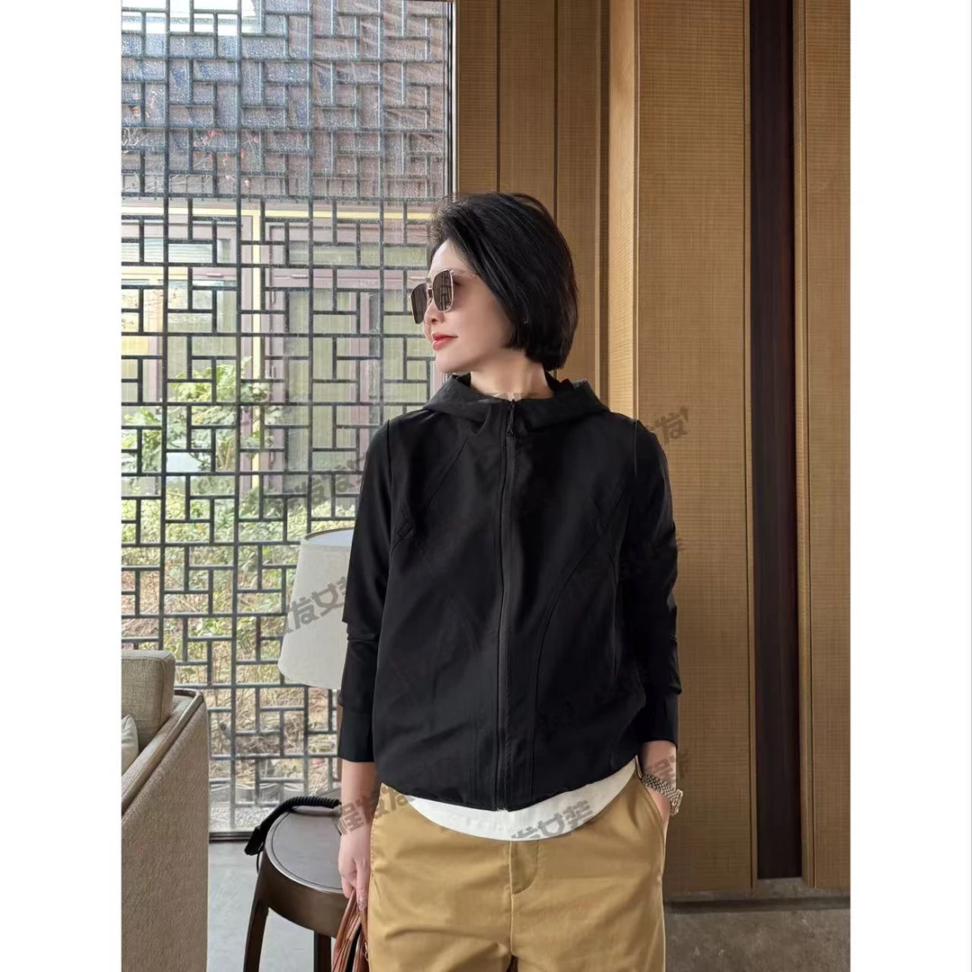 【程发发】（尘圆）连帽开衫拉链卫衣F1859