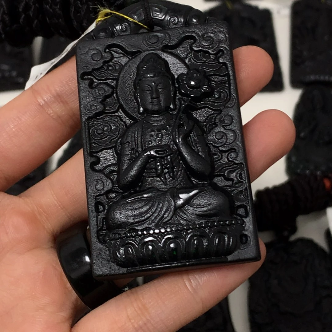 天然a货钢琴黑挂件