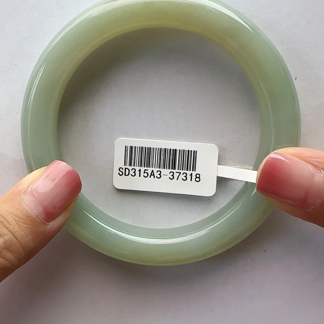 和田玉手镯未镶嵌58