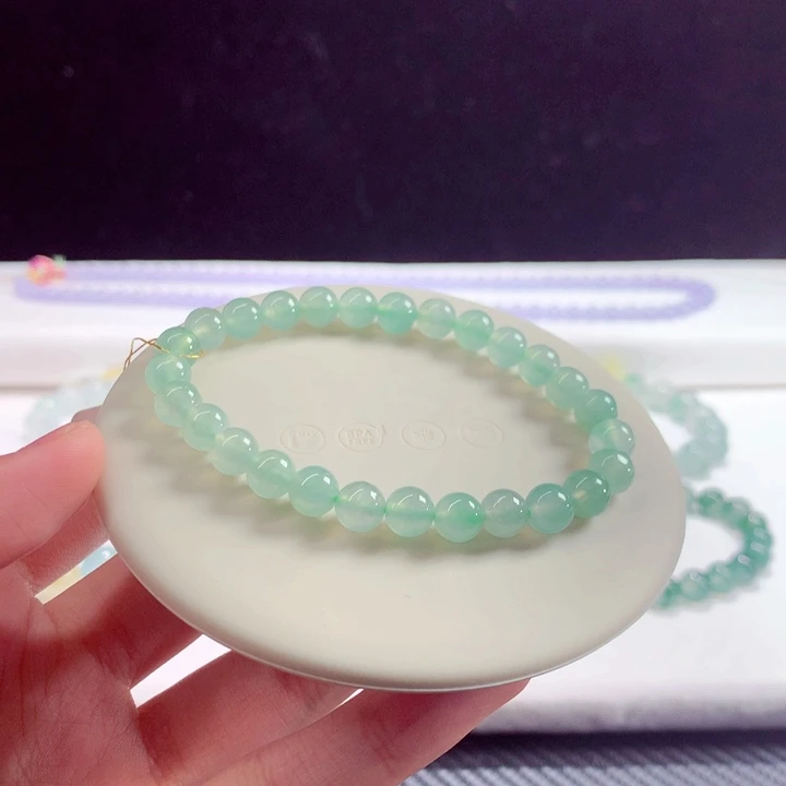 未镶嵌手串翡翠天然翡翠