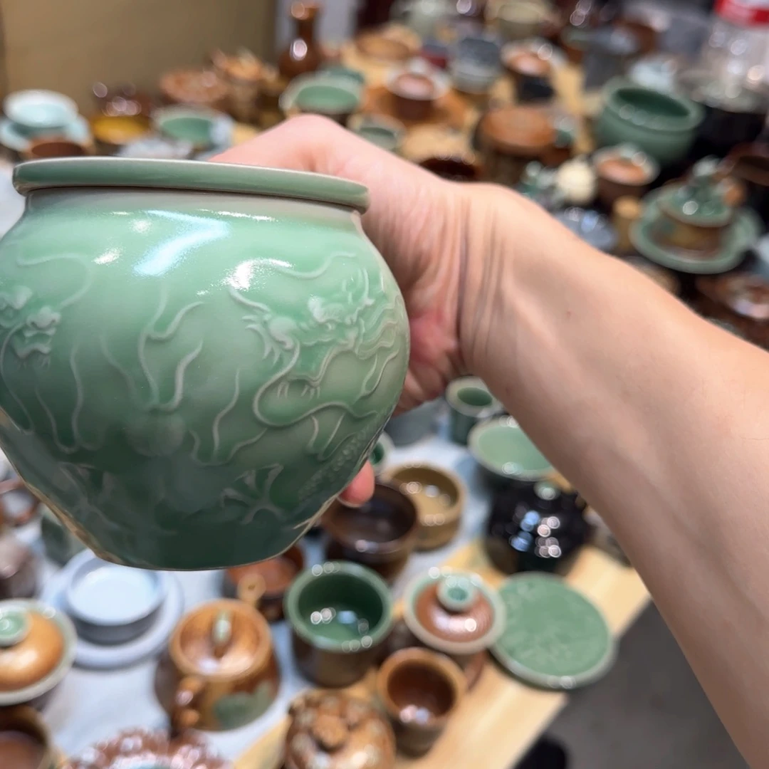 小金茶具青瓷茶器