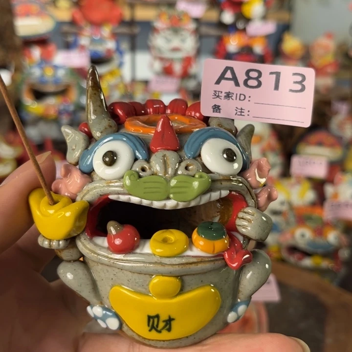 泥塑纯手工茶宠摆件