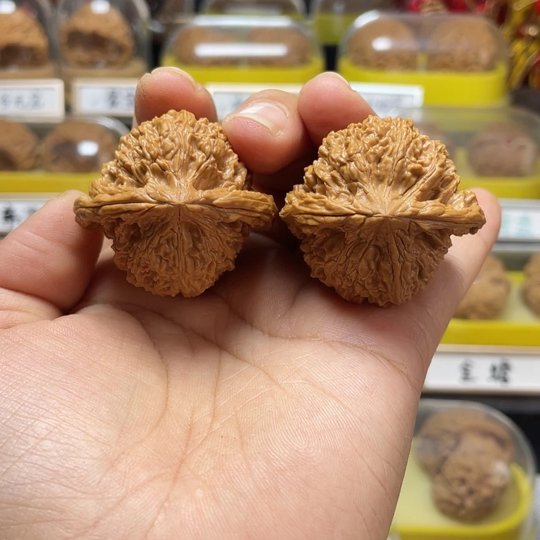 只***宁文玩核桃把件满天星41