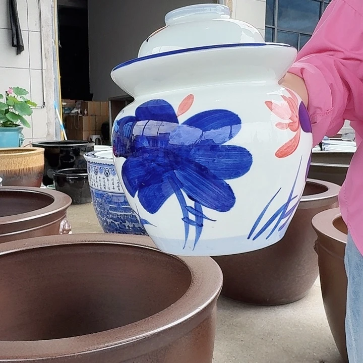 瓷片高度25厘米肚径20厘米