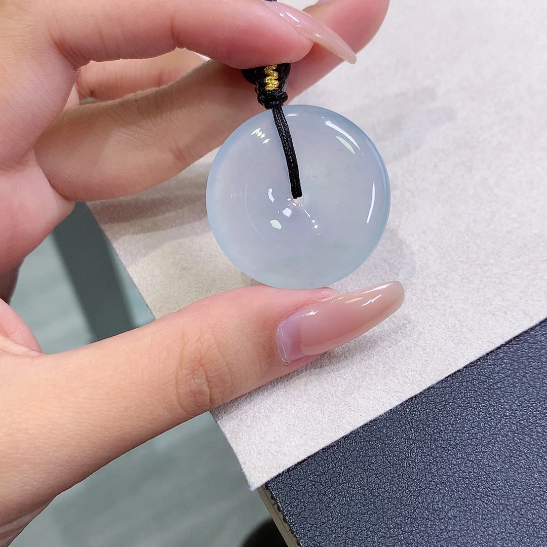 翡翠未镶嵌吊坠(不含链)30-5.7