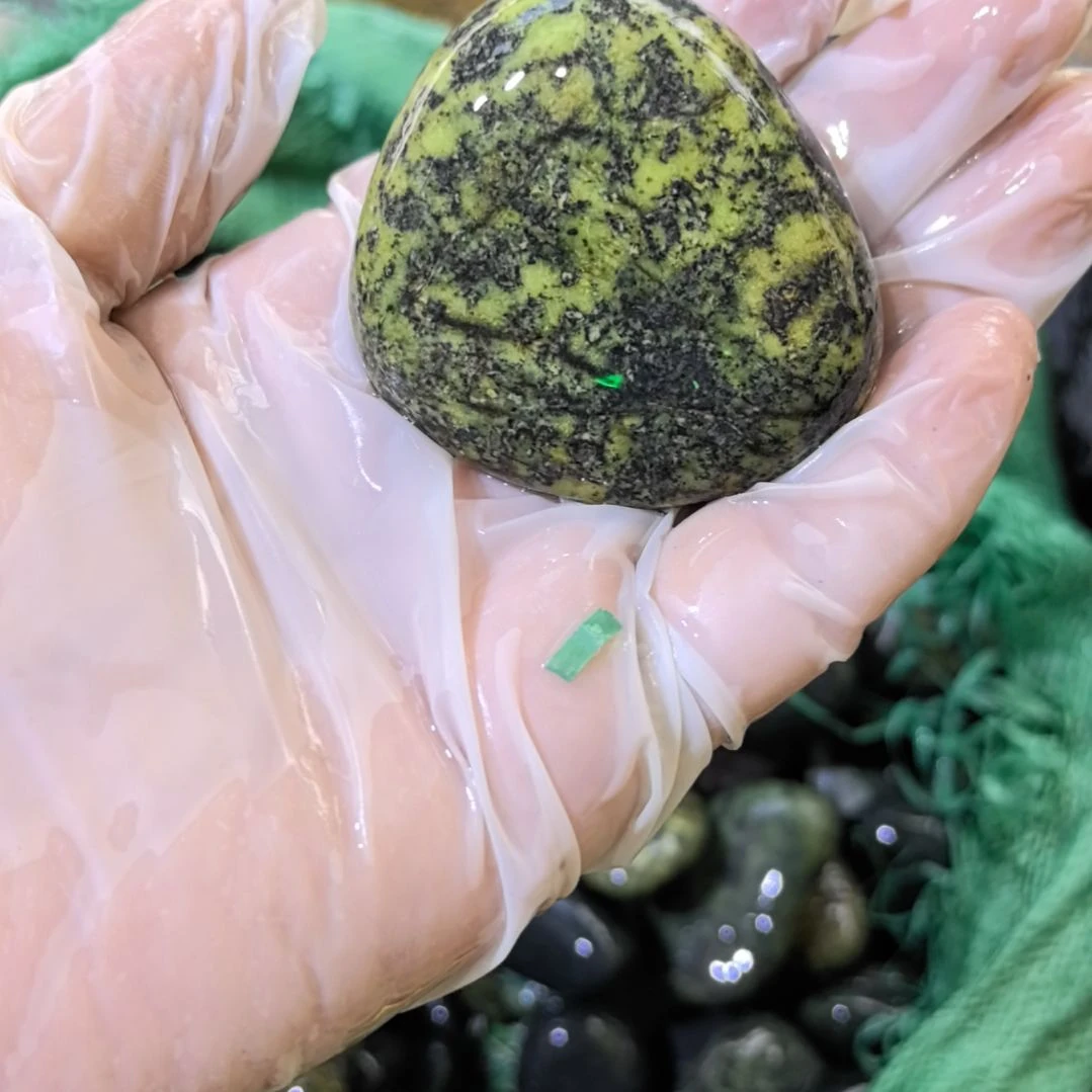 乐***谜有机玻璃藏玉药王石原石