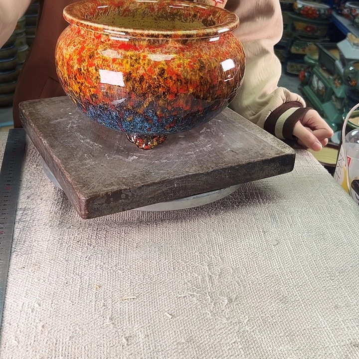 泳坤堂石湾花盆陶瓷