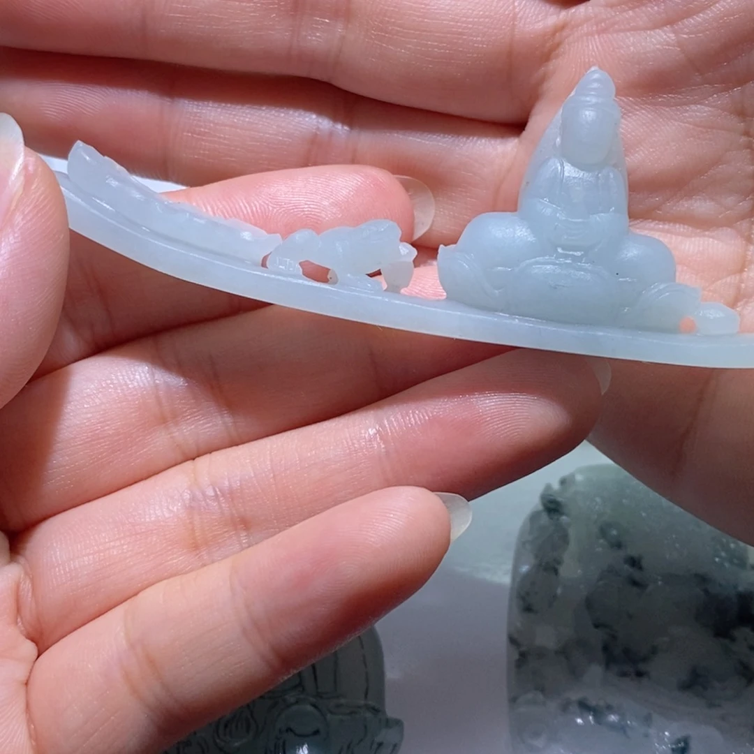 未镶嵌定制翡翠毛货