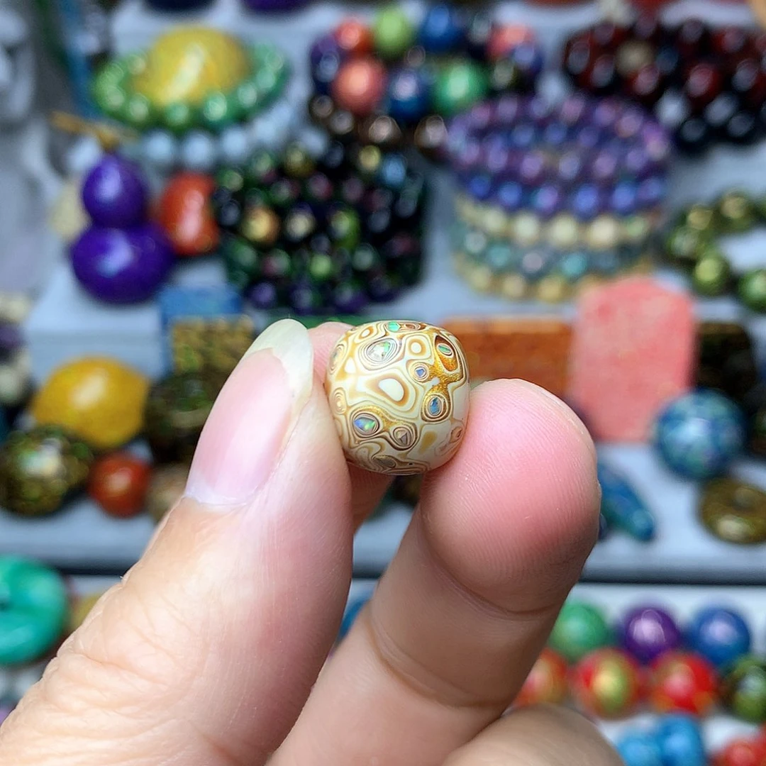 随*大漆欧珀老型13*14单珠