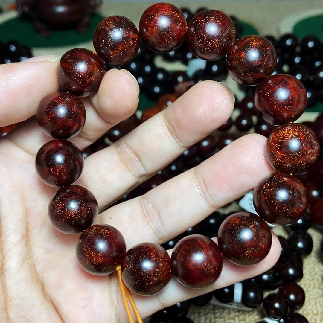 手串/手链小叶紫檀1.5嗯爆螺旋 瑕疵