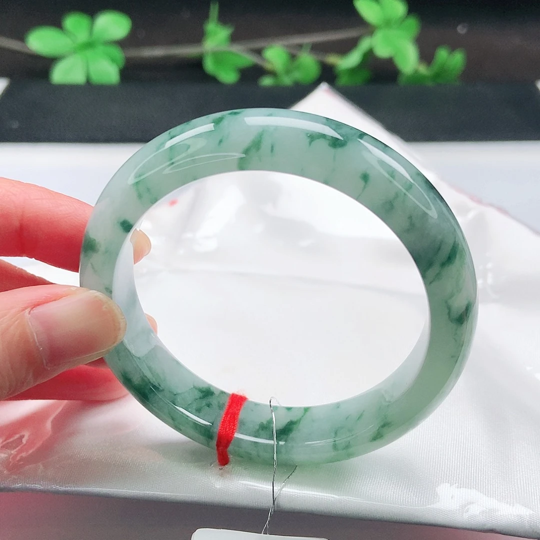 未镶嵌手镯翡翠54圈