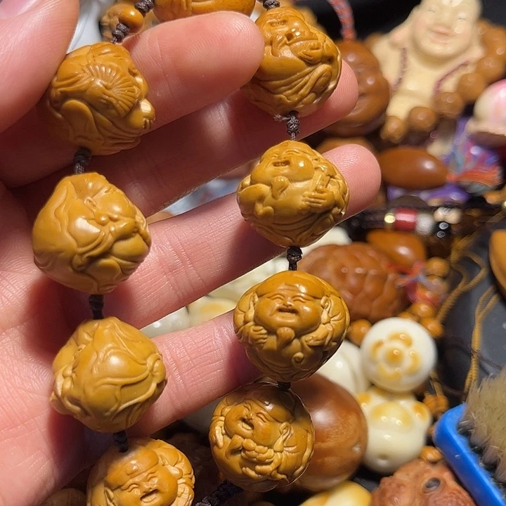 手串/手链橄榄核荷叶财神