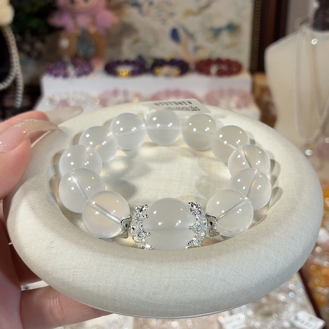 手串未镶嵌水晶奶白晶设计款16+