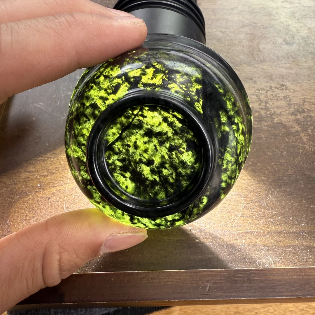 【黑包公】西藏雅鲁藏布江藏玉外翻小茶杯80cc（以直播间形状为主）