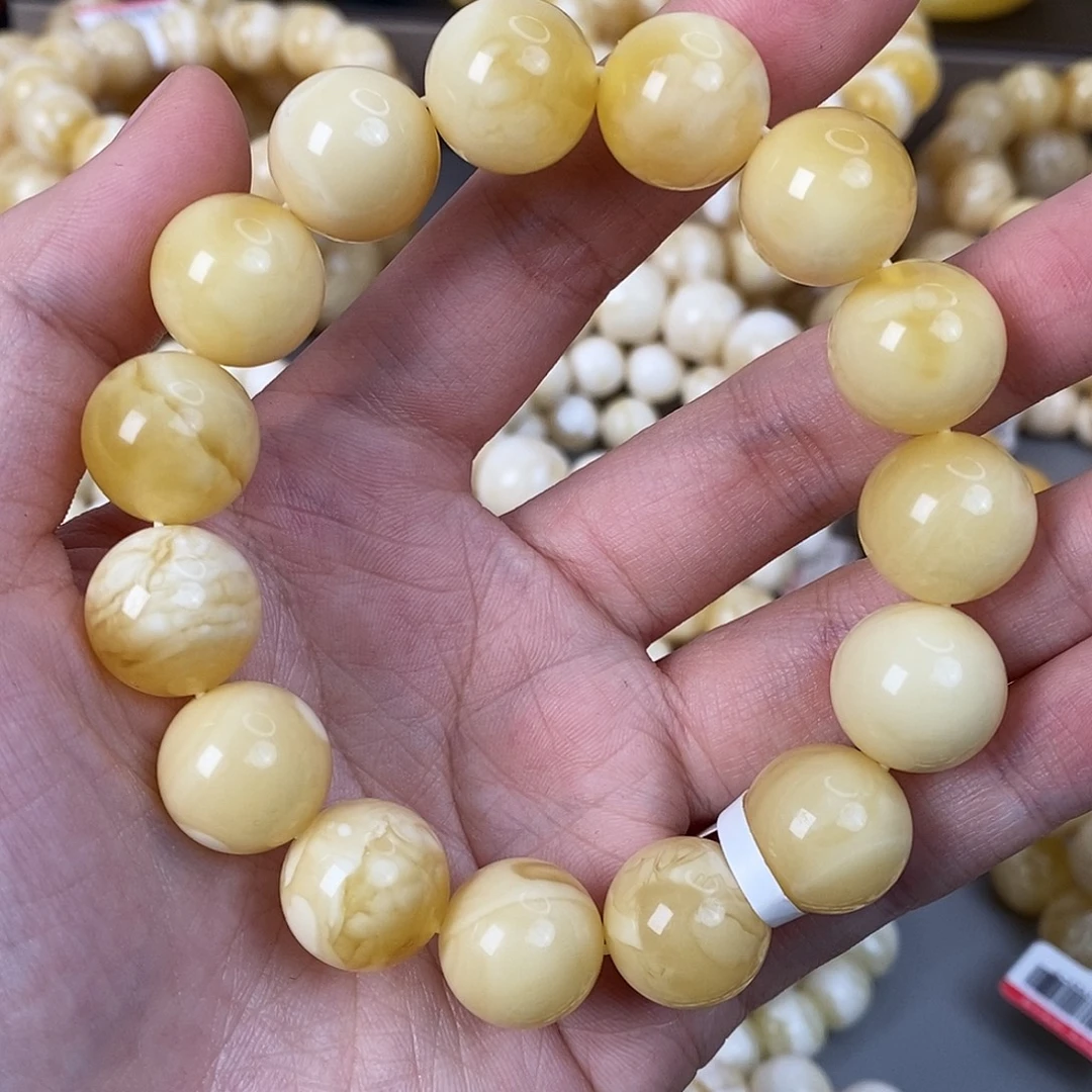 琥珀未镶嵌珠宝奇石15mm