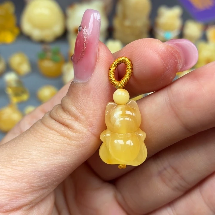 未镶嵌琥珀裸石蜜蜡