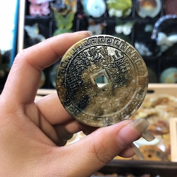 岫玉未镶嵌岫玉挂件