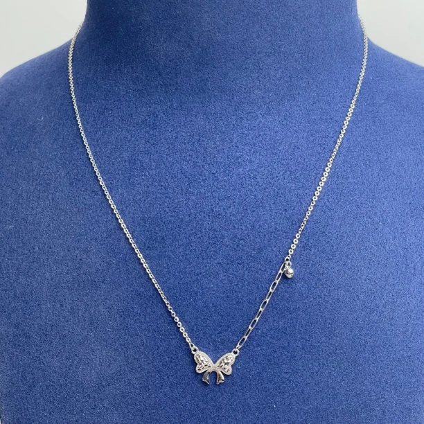 PT950 铂金蝴蝶结套链 4.52克 43cm #xjy000047