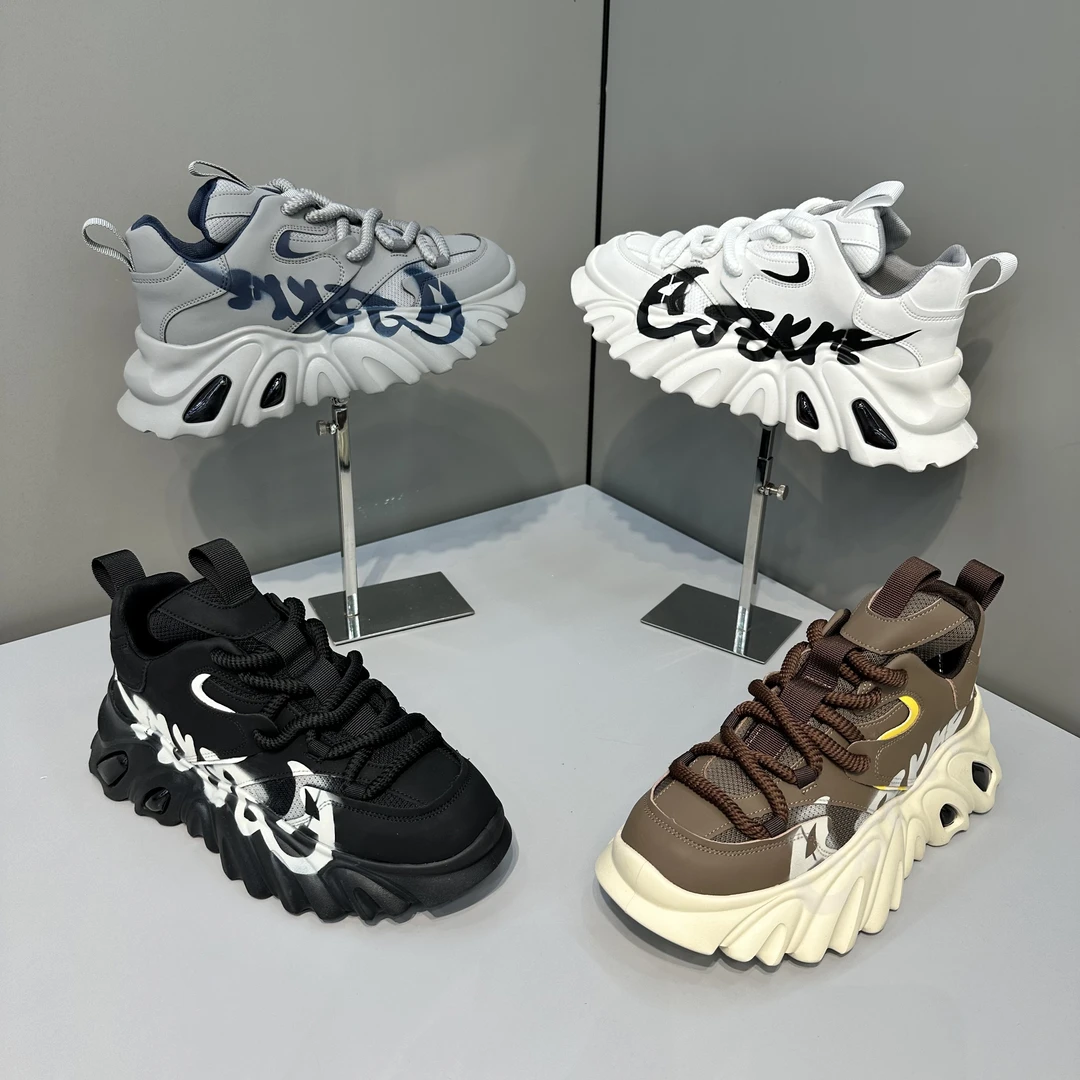 欧洲站潮牌男士新款青春小众百搭日常舒适高端潮流潮鞋（皮鞋尺码）