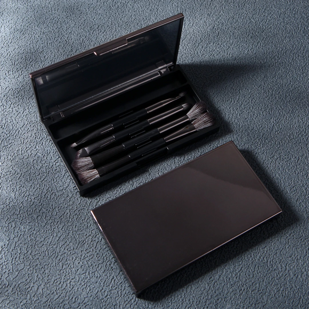 沧州便携式高颜值化妆刷套装一体化镜盒组合眼鼻影腮红刷美妆工具