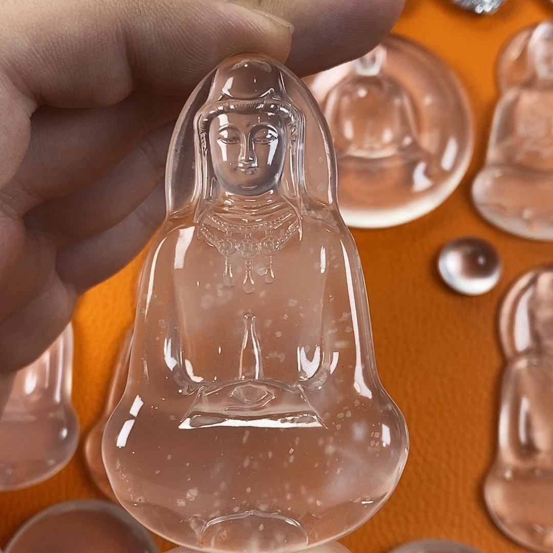 明***g石英质玉未镶嵌吊坠(不含链)