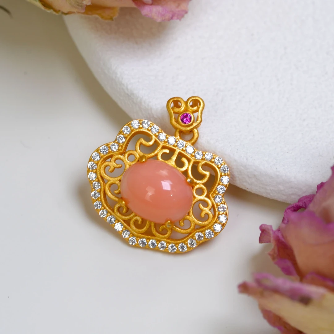 【央博玉专属】珊瑚吊坠-G9101DW-多样性发一