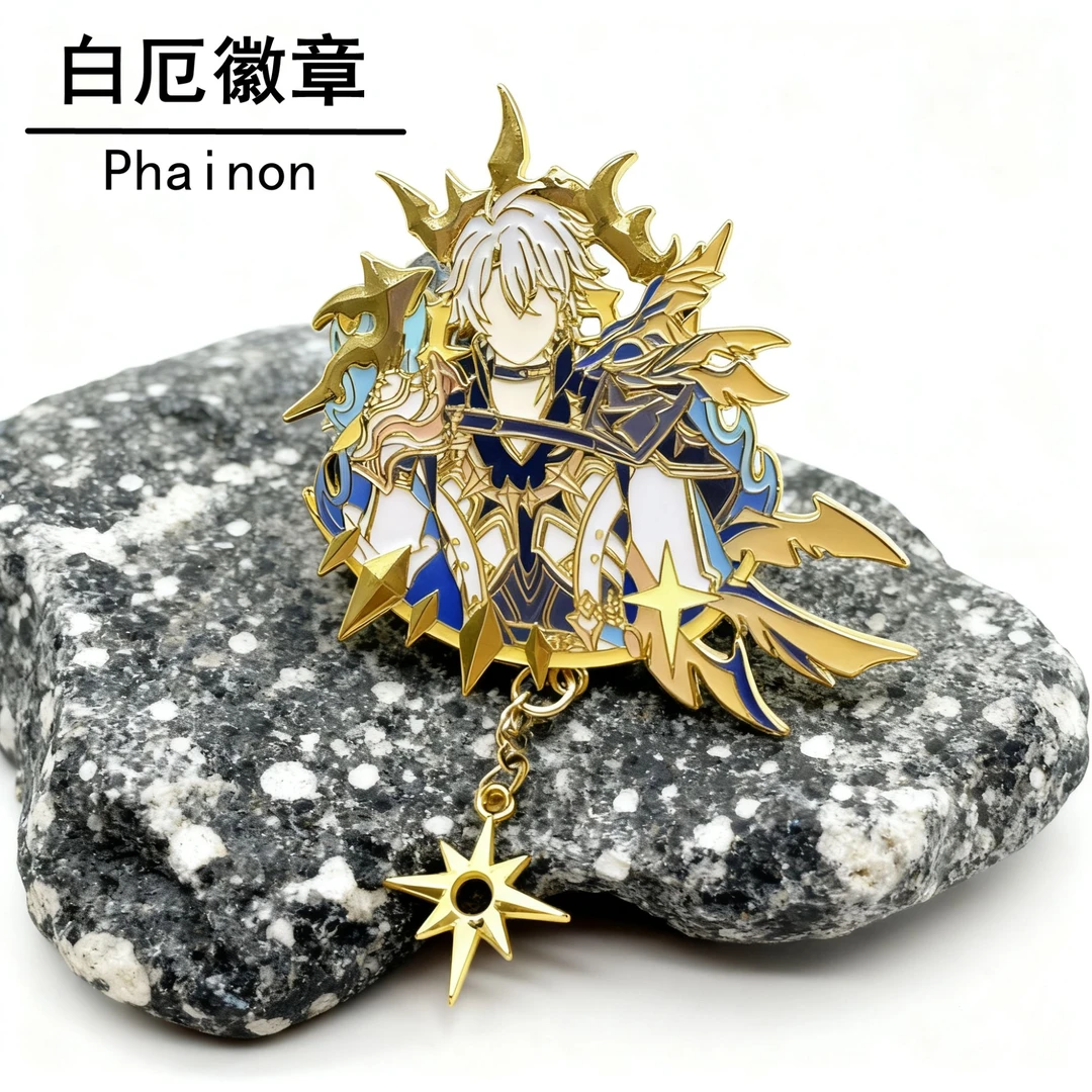 白厄周边创意徽章同人送朋友礼物谷子衣服背包配饰胸针百搭