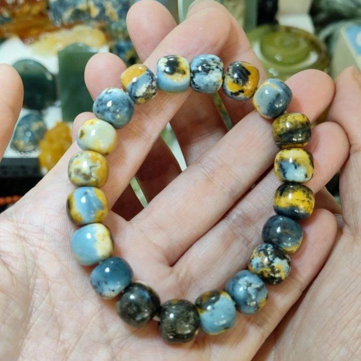 天***悠岫玉未镶嵌手串手串手串